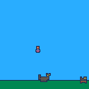 Mega Cat Chasing a Mouse